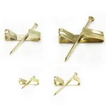 Picture Hanging Hardware - Brass picture hooks