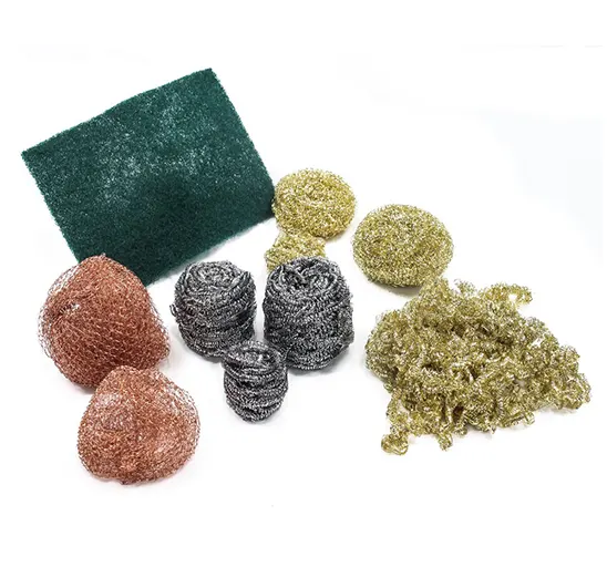 Industrial scouring pads