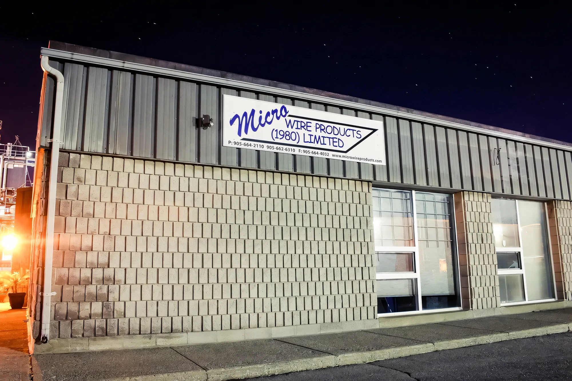 Micro Wire Products facility in Stoney Creek, Ontario